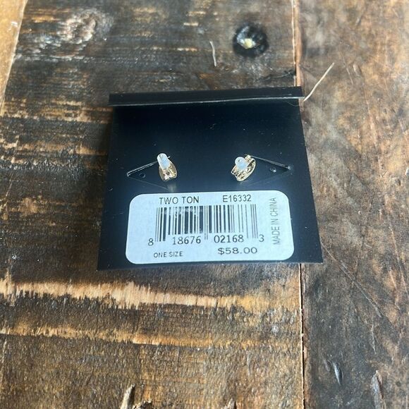 Rebecca Minkoff Silver and Gold Earrings - Picture 2 of 3